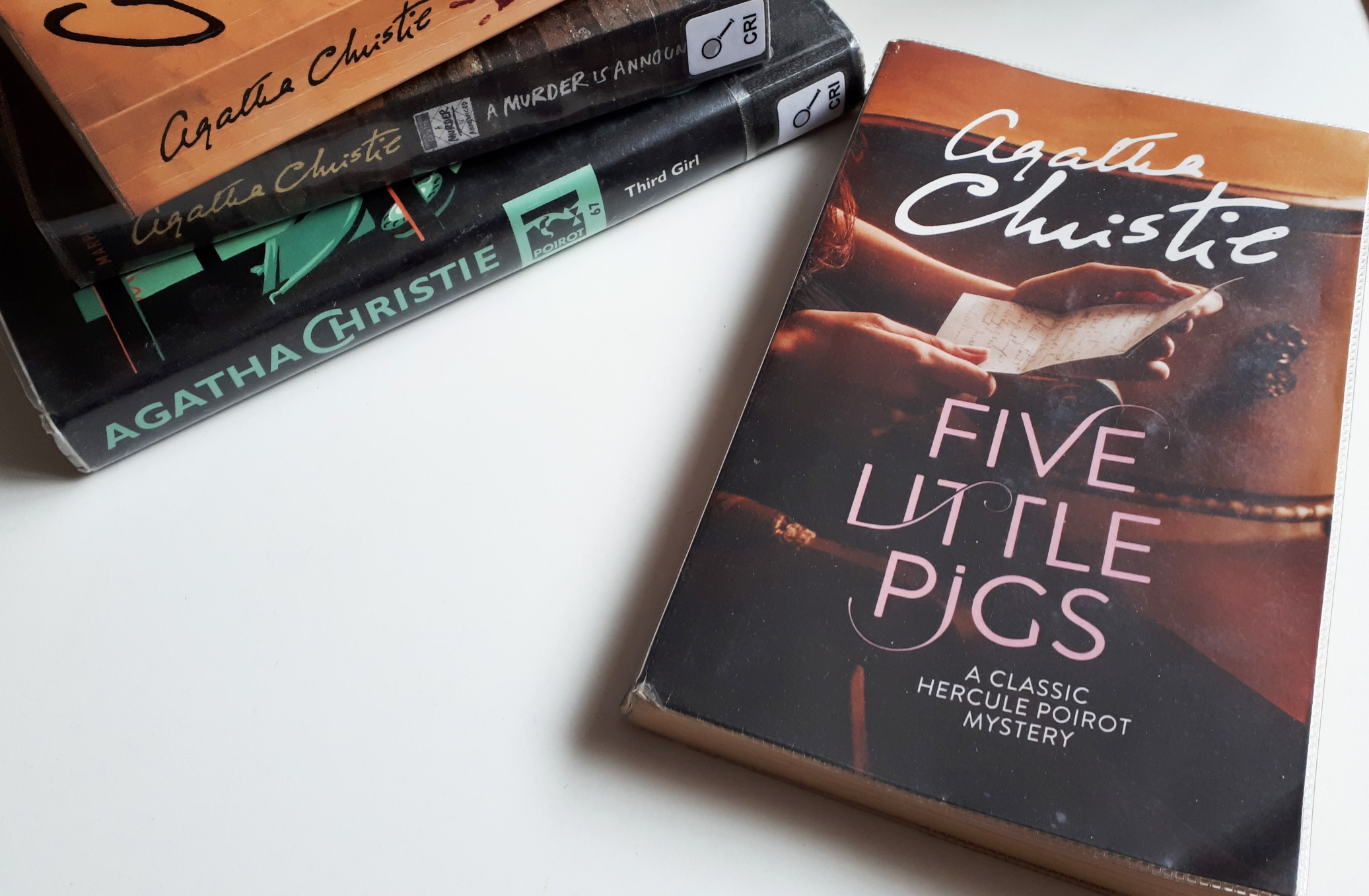 Five Little Pigs Agatha Christie book review books on the 7:47
