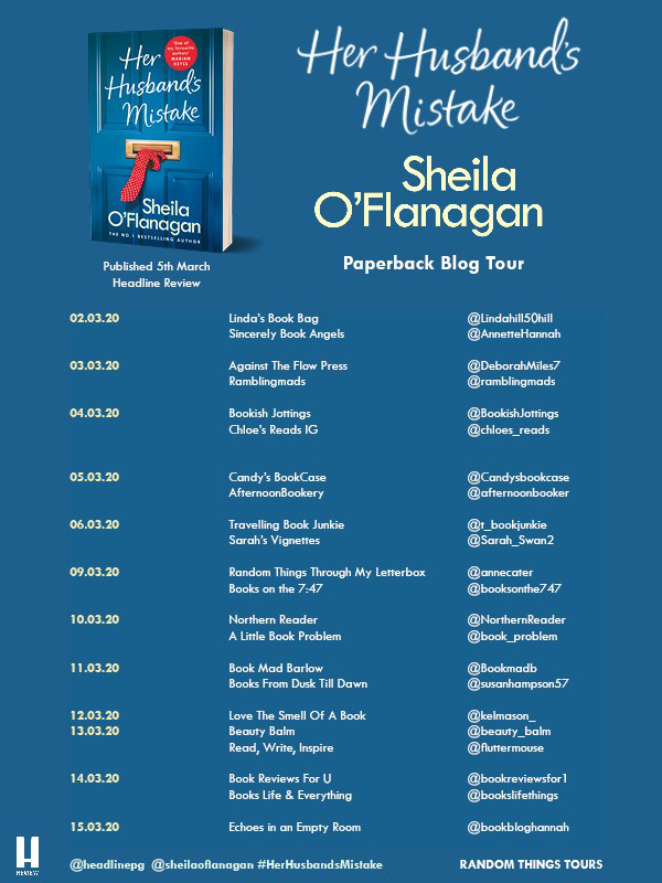 Her Husband's Mistake Sheila O'Flanagan book review books on the 7:47 blog tour
