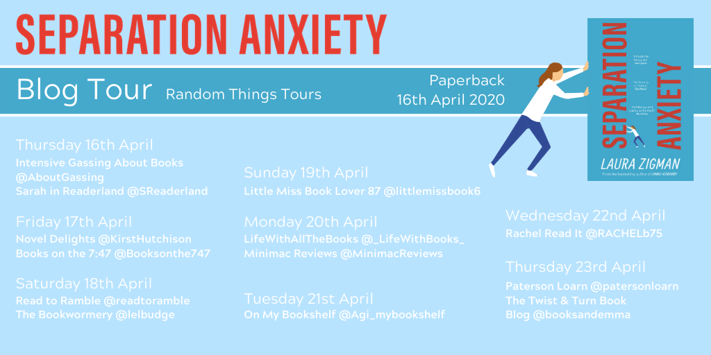 Separation Anxiety blog tour 2020