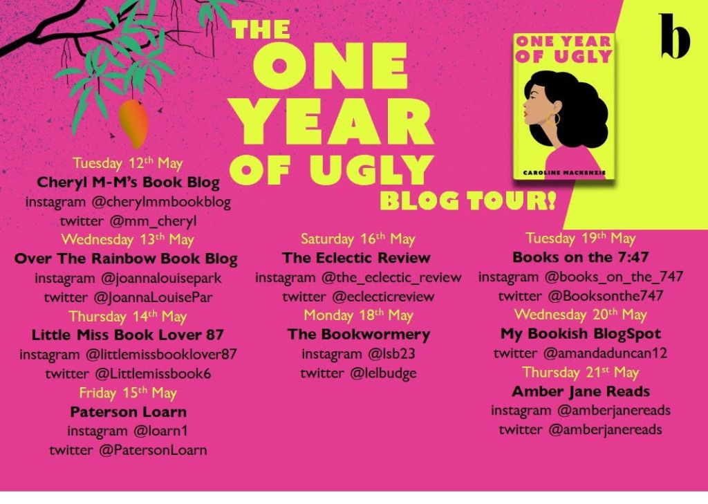 One Year of Ugly blog tour Caroline Mackenzie review